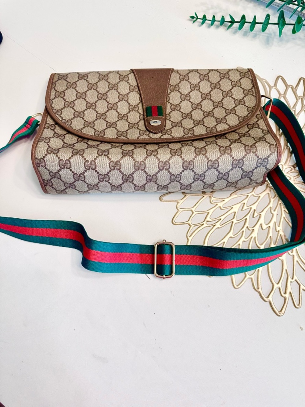Gucci Sherry Line Clutch Crossbody Bag - Picture 3 of 13